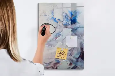 Magnetická popisovací tabule malířská abstrakce