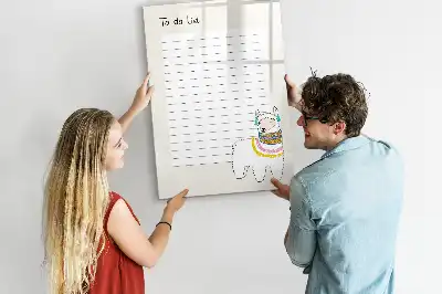 Magnetická tabule na kreslení seznam přání