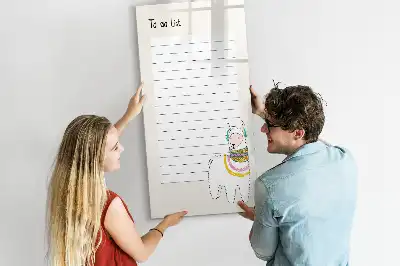 Magnetická tabule na kreslení seznam přání