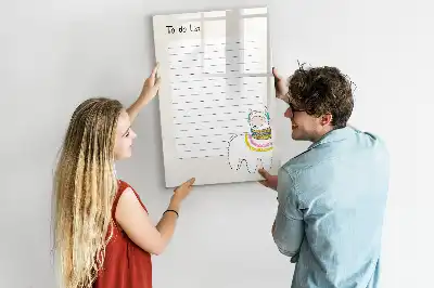 Magnetická tabule na kreslení seznam přání