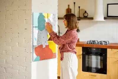 Magnetická popisovací tabule barevné čáry