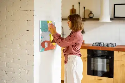 Magnetická popisovací tabule barevné čáry