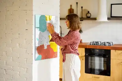 Magnetická popisovací tabule barevné čáry