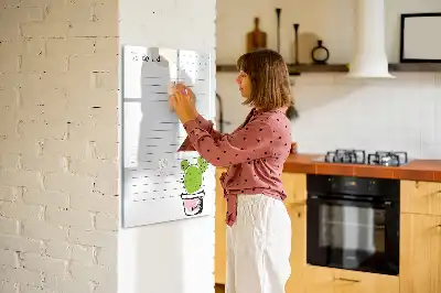 Magnetická popisovací tabule na seznam úkolů