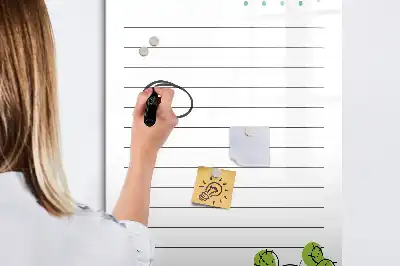 Magnetická popisovací tabule na seznam úkolů