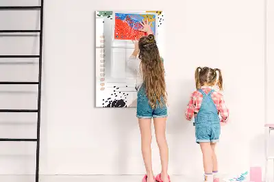 Magnetická tabule na kreslení v provedení seznam úkolů