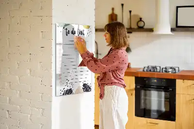 Magnetická tabule na kreslení v provedení seznam úkolů