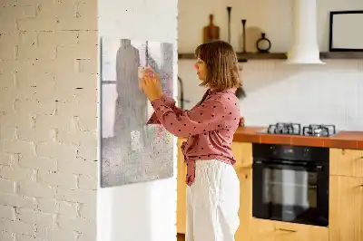 Magnetická tabule na kreslení kaňky barvy