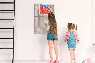 Magnetická tabule na kreslení kaňky barvy