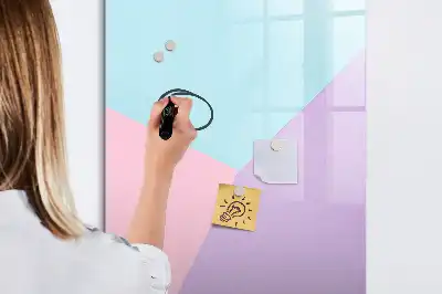Magnetická kreslicí tabule v pastelovém vzoru