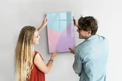 Magnetická kreslicí tabule v pastelovém vzoru