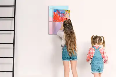Magnetická kreslicí tabule v pastelovém vzoru