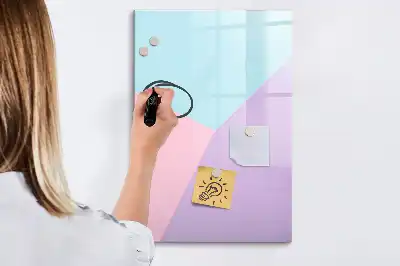 Magnetická kreslicí tabule v pastelovém vzoru
