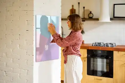 Magnetická kreslicí tabule v pastelovém vzoru