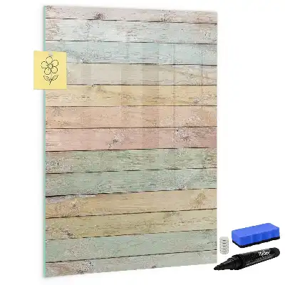 Magnetická popisovací tabule v pastelovém provedení
