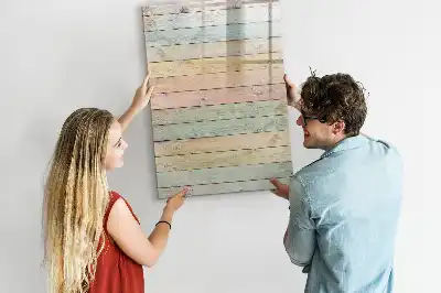 Magnetická popisovací tabule v pastelovém provedení
