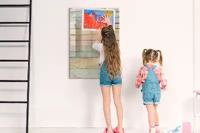 Magnetická popisovací tabule v pastelovém provedení