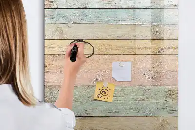 Magnetická popisovací tabule v pastelovém provedení
