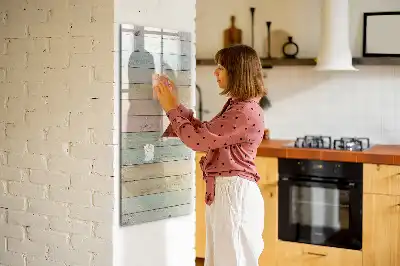 Magnetická popisovací tabule v pastelovém provedení