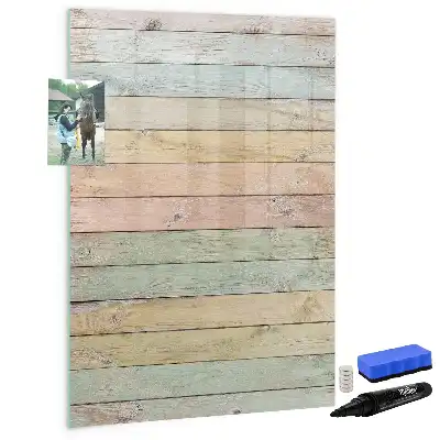 Magnetická popisovací tabule v pastelovém provedení