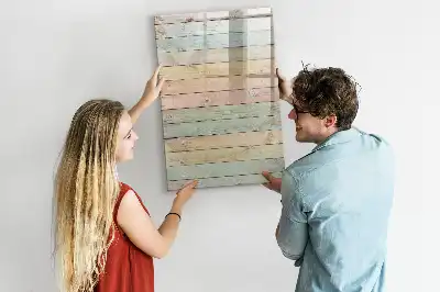 Magnetická popisovací tabule v pastelovém provedení