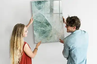 Magnetická tabule na kreslení v designu kamenného mramoru