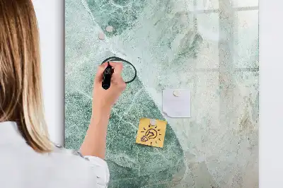 Magnetická tabule na kreslení v designu kamenného mramoru