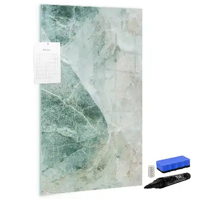 Magnetická tabule na kreslení v designu kamenného mramoru