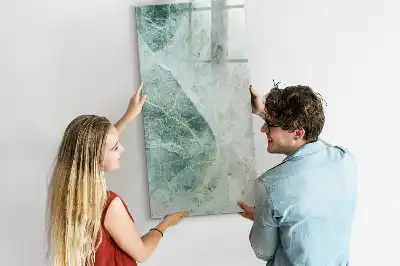 Magnetická tabule na kreslení v designu kamenného mramoru