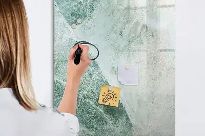 Magnetická tabule na kreslení v designu kamenného mramoru