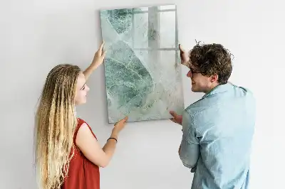 Magnetická tabule na kreslení v designu kamenného mramoru