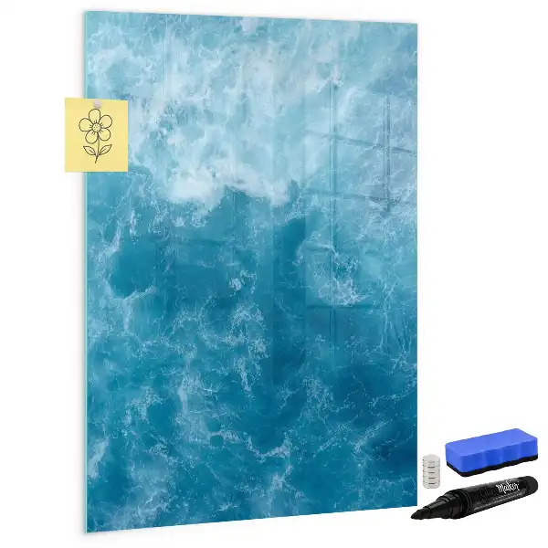 Magnetická popisovací tabule s motivem vody, moře a oceánu