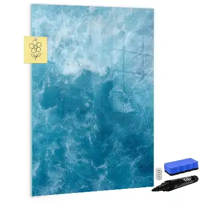 Magnetická popisovací tabule s motivem vody, moře a oceánu