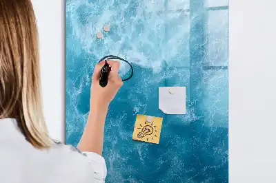 Magnetická popisovací tabule s motivem vody, moře a oceánu