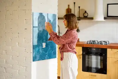 Magnetická popisovací tabule s motivem vody, moře a oceánu