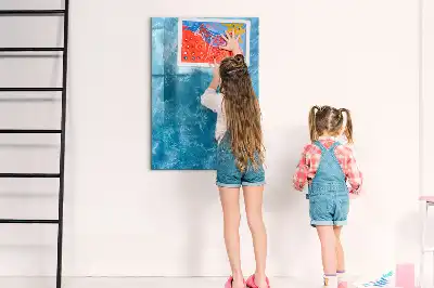 Magnetická popisovací tabule s motivem vody, moře a oceánu