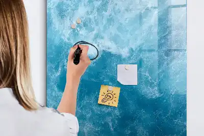 Magnetická popisovací tabule s motivem vody, moře a oceánu