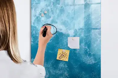 Magnetická popisovací tabule s motivem vody, moře a oceánu