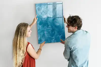 Magnetická popisovací tabule s motivem vody, moře a oceánu