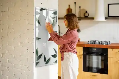 Magnetická kreslicí tabule s motivem zelených listů