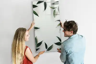 Magnetická kreslicí tabule s motivem zelených listů