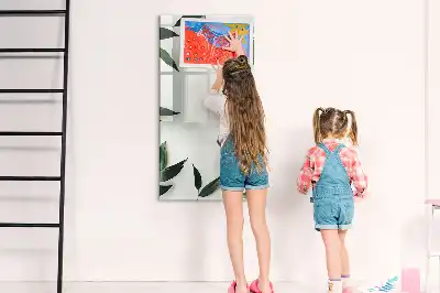 Magnetická kreslicí tabule s motivem zelených listů