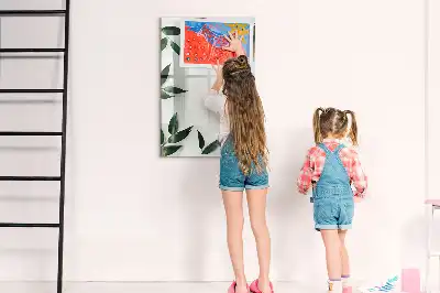 Magnetická kreslicí tabule s motivem zelených listů