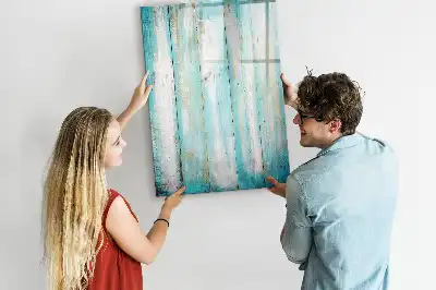 Magnetická popisovací tabule v dekoru vintage dřeva