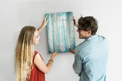 Magnetická popisovací tabule v dekoru vintage dřeva