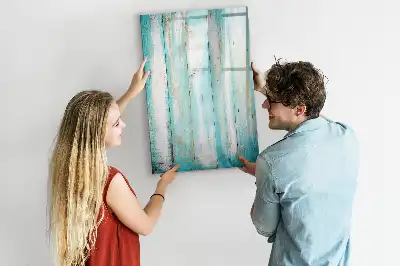 Magnetická popisovací tabule v dekoru vintage dřeva