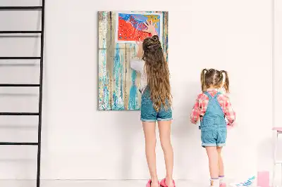 Magnetická kreslicí tabule z rostlého dřeva