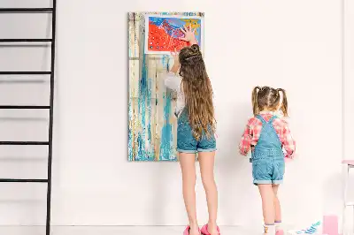 Magnetická kreslicí tabule z rostlého dřeva