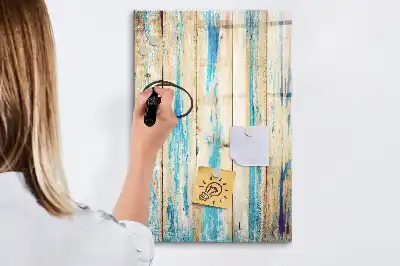 Magnetická kreslicí tabule z rostlého dřeva