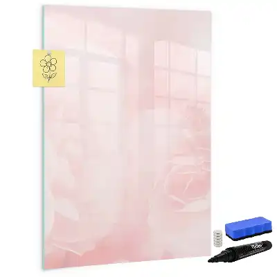 Magnetická tabule na kreslení motiv růže